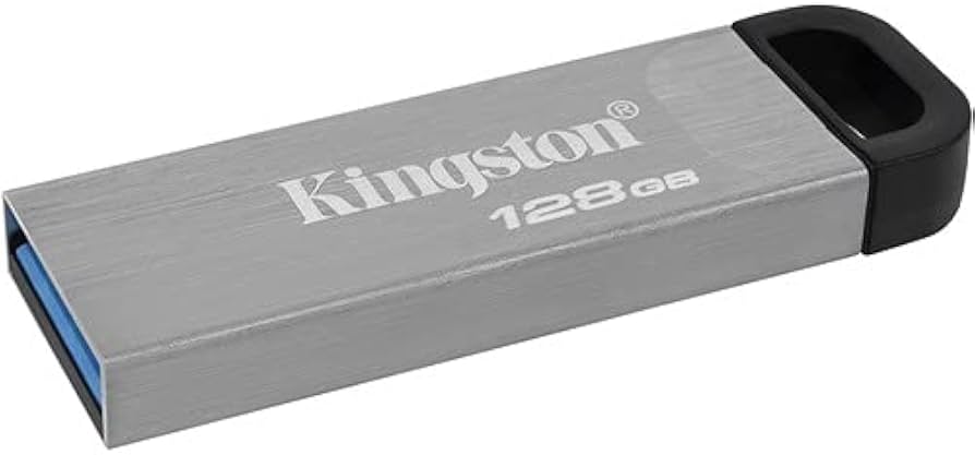 Amazon.com: Kingston DataTraveler Kyson 128GB USB 3.2 Metal Flash